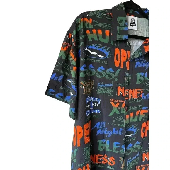 X-Girl x Huff Women’s Sound Resort Top Size M - Picture 4 of 9